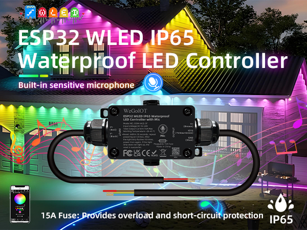 Waterproof ESP32 WLED Controller
