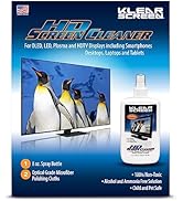 Klear Screen Electronic Cleaner Kit for iPhones and LED TVs - 8 oz. Spray Bottle, Large Microfibe...