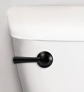 matte black toilet handle