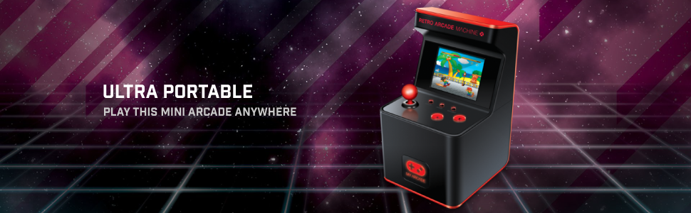 mini retro my arcade machine games