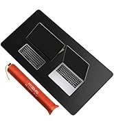 Mydours PU Leather Desk Mat, large pad 43.3"x23.6", Dual-Sided Durable Waterproof Easy Clean Acce...