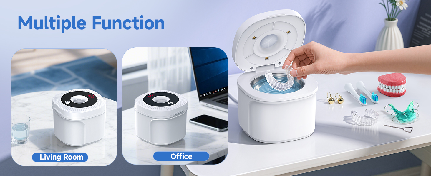 Multi-function denture Cleaner
