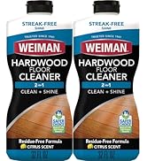 Weiman Hardwood Floor Cleaner for Finished Hardwood, Engineered Flooring, Vinyl &amp; Laminate Surfac...