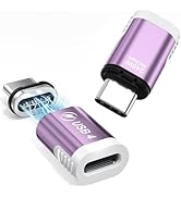USB C Magnetic Adapter (2 Pack), 240W USB Type C Male to Female Adapter Extender Compatible with ...