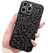 Anuck for iPhone 16 Pro Case, Cute Matte Cheetah Leopard Print Phone Case Trendy Aesthetic Patter...