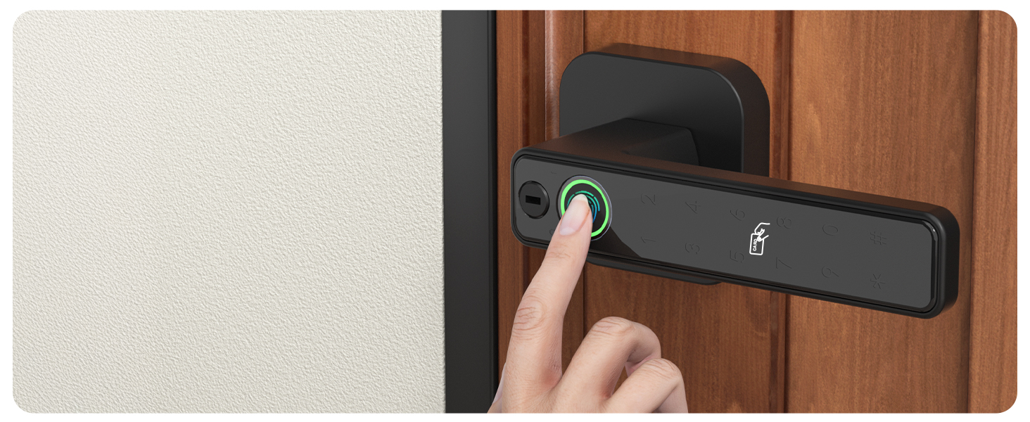finger print door knobs