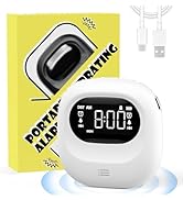 Roxicosly Vibrating Alarm Clock for Heavy Sleepers, Battery Operated Bed Shaker Alarm Clock for T...
