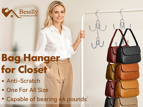 bag hanger for closet