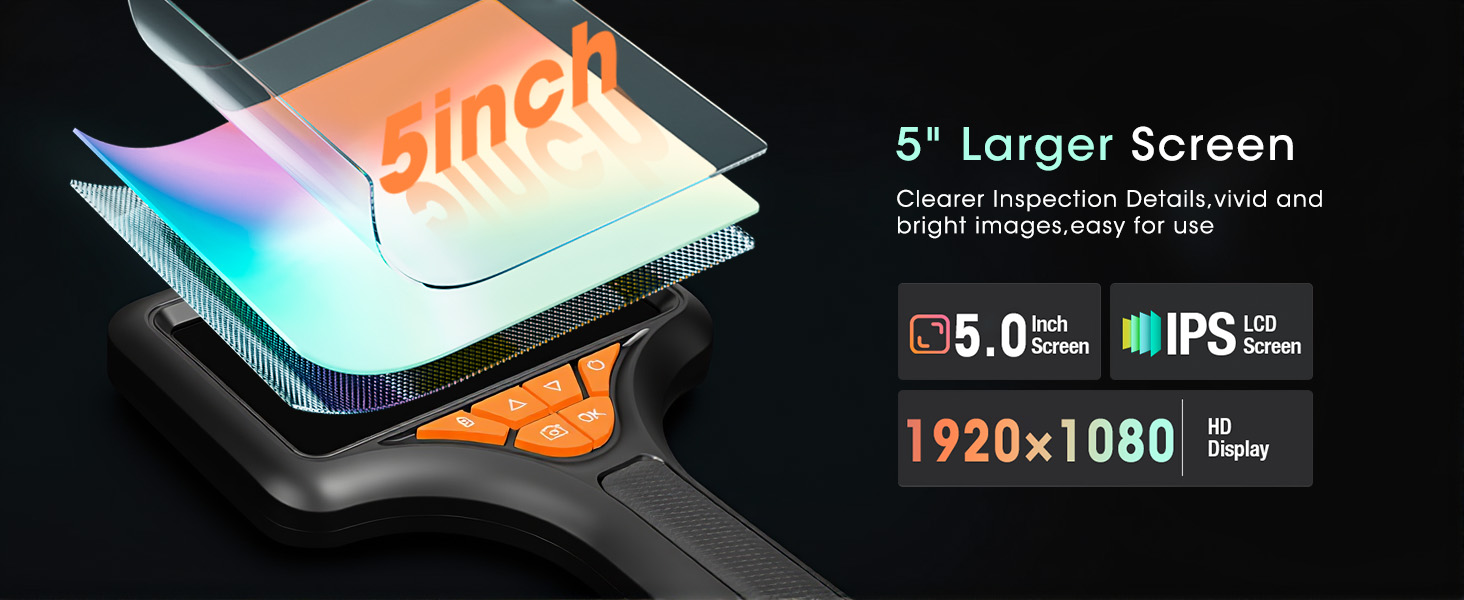 endoscope with light