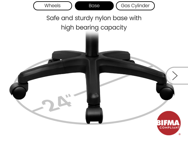 360 swivel chair with durable and strong wheels