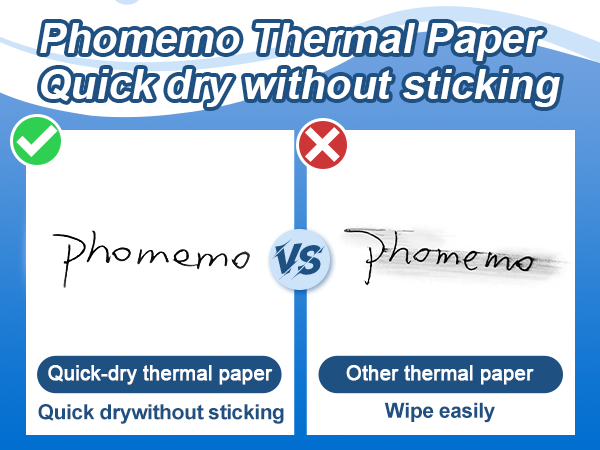 Dry quickly thermal printer paper 8.5 x 11