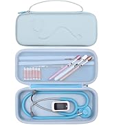 Hard Stethoscope Case for 3M Littmann Classic III, Lightweight II S.E, MDF Acoustica Stethoscope,...