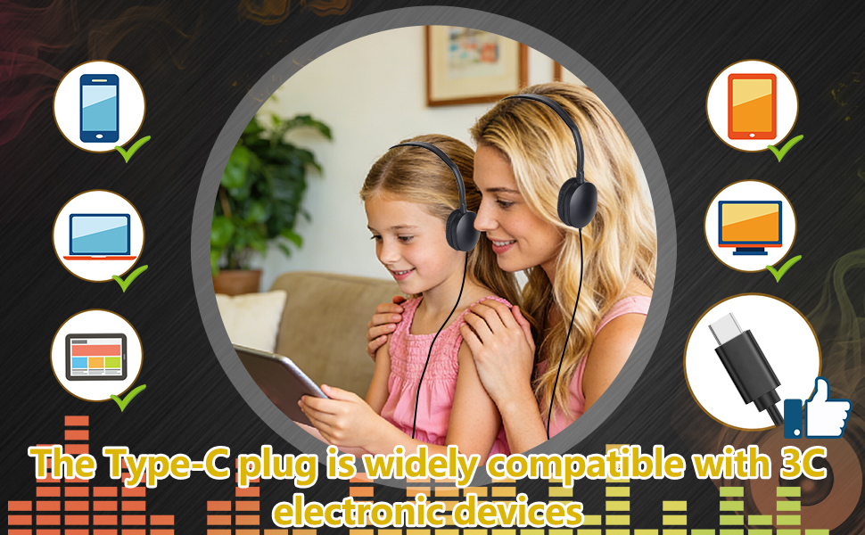 USB TYPE C Headphones