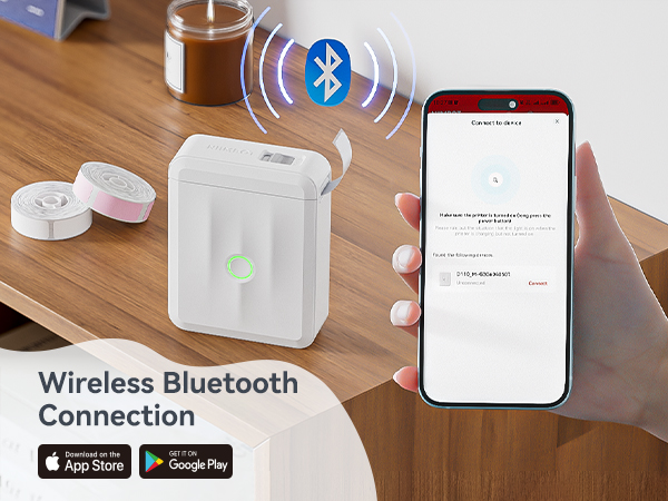 NIIMBOT D110 Upgraded Version Mini Label Maker Machine with Tape