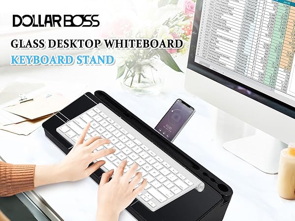 keyboard stand organizer white board