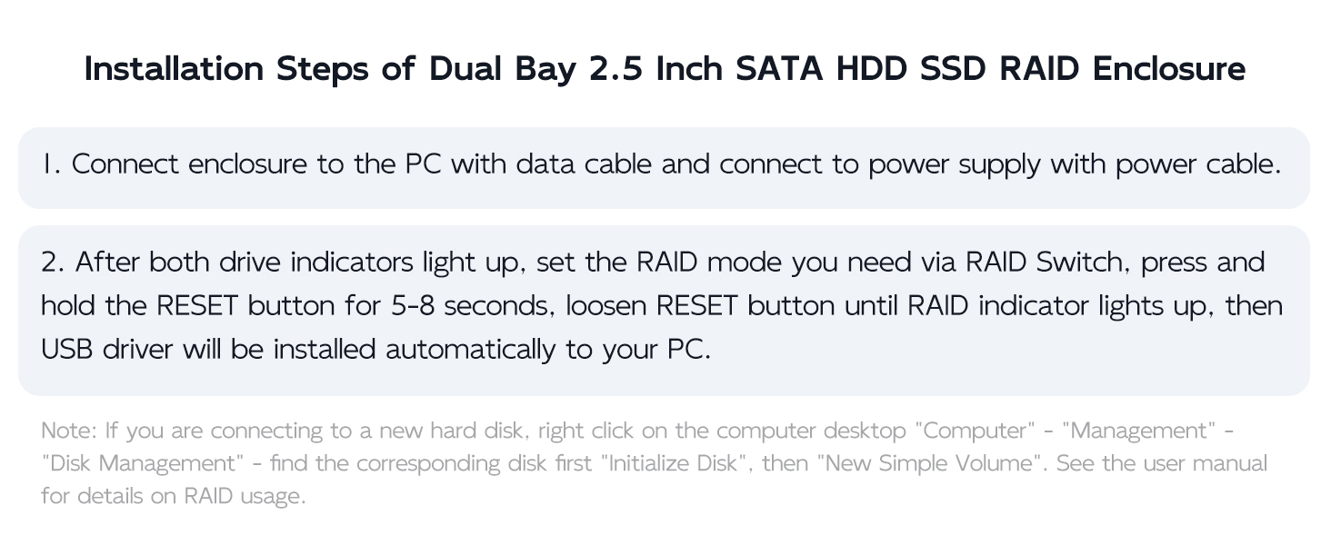 2.5 inch 7/9.5mm sata external hard disk enclosure data transfer storage housing caddy holder box