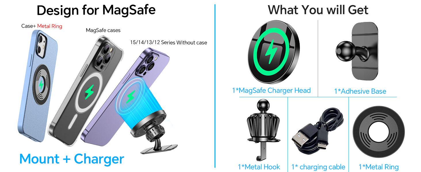 MagSafe Car Mount Charger