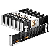 RAPTUROUS Extra-Long Drawer Divider - 4 Inches High, Expands from 15.5-21 Inch, Adjustable Tall D...