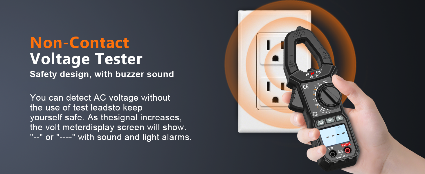 digital clamp meter multimeter,non-contact voltage tester