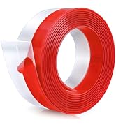 Weather Stripping Door Draft Stopper Flexible Self Adhesive Silicone Door Seal Strip for Glass Do...