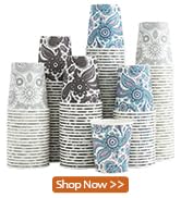 [300 Pack] 5 oz Mini Paper Cups, Small Mouthwash Cups 5 OZ, Disposable Bathroom Cups, Paper Coffe...