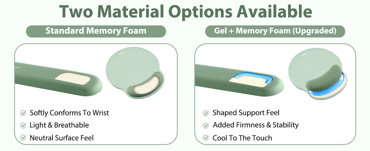 mouse pad and keyboard wrist rest