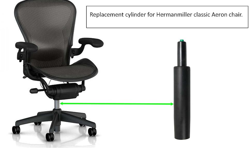 Replace cylinder for Hermanmiller classic Aeron chair.