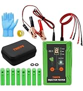 THIKPO Universal Fuel Injector Tester Cleaner Tool Kit, DIY Cleaning Tool with 8 Pulse Modes, 4 W...