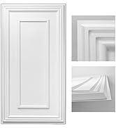 Art3d Drop Ceiling Tiles, 24x48in. White (12-Pack), Polyvinyl Chloride (PVC), Glue Down