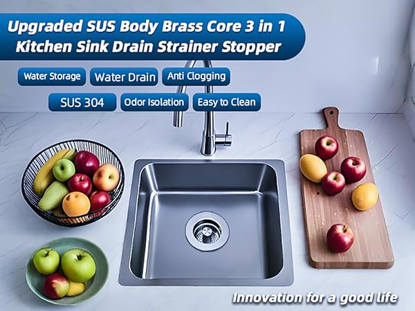 kitchen drain catcher sink plug stopper