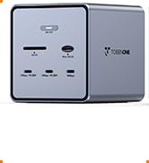 TobenONE 16-in-1 Laptop Docking Station Triple 4K Monitor with 150W Power Supply