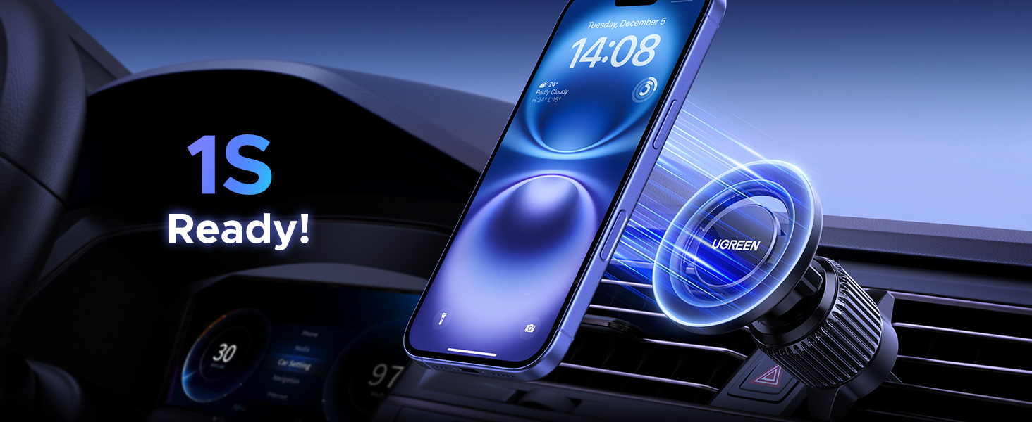 magnetic car phone holder