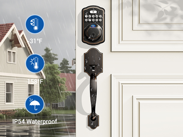 front door lock set keyless entry