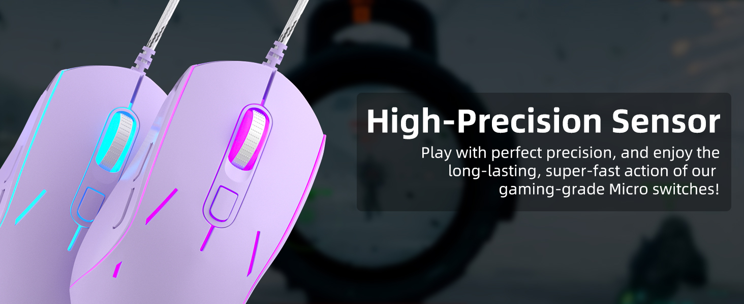 RGB gaming keyboard and mouse