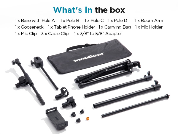 tripod microphone stand floor
