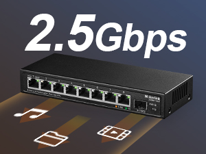 8-Port 2.5G ethernet Switch
