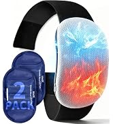 UNCN Extra Large Ice Pack Back Pain Relief 2 Pack Adjustable Waist Strap | 13x8 in gel packs reus...