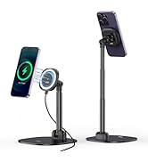 VRIG Magnetic Desk Phone Stand for Office/Home 360°Rotation Rechargeable Phone Holder with Magnet...