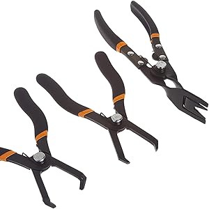 gearwrench body clip plier set, 3 piece 