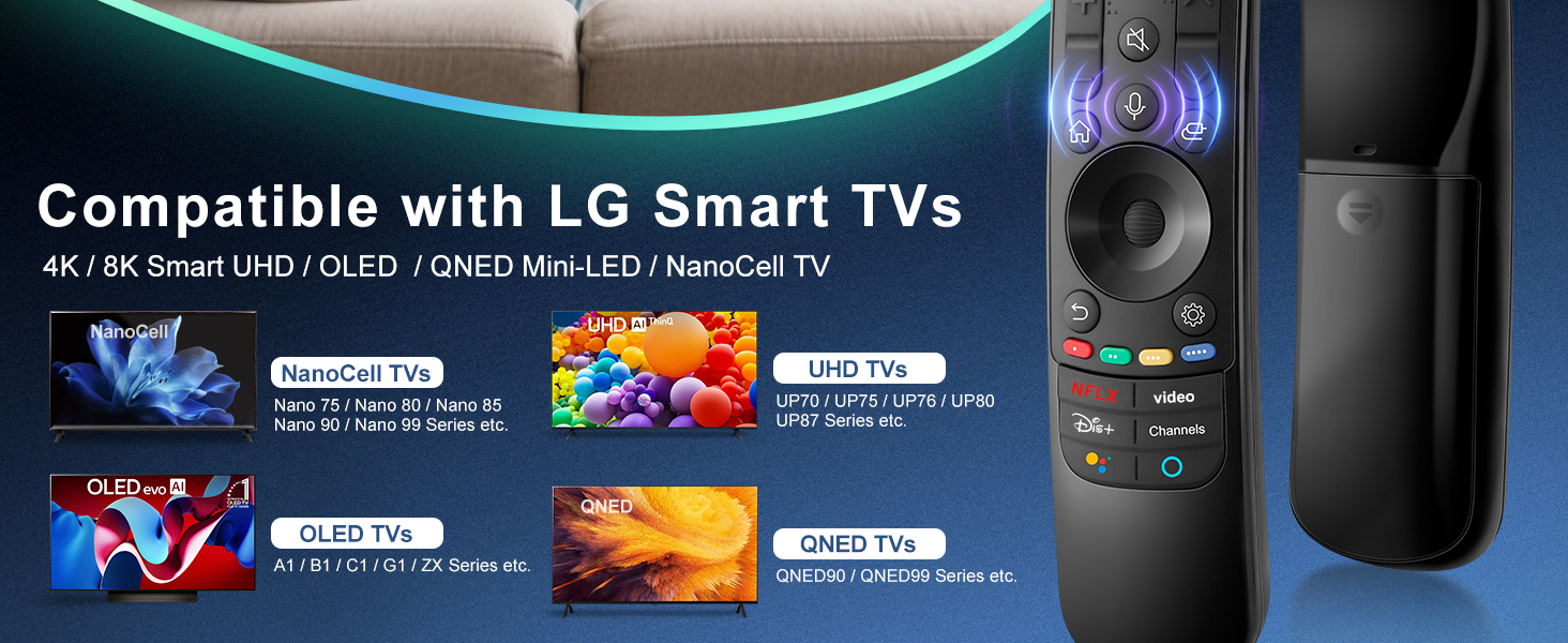 for lg remote control for smart tv
