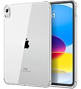 MoKo Clear Case Fit New iPad 10.9 2022, iPad 10th Generation Clear Case, Lightweight Soft TPU, An...