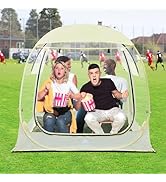 Sports Tent Instant Pop Up Tent Shelter, Clear Dome Tent 1-6 Person Tent, Outdoor Clear View Bubb...
