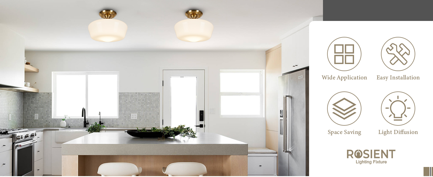 schoolhouse ceiling light