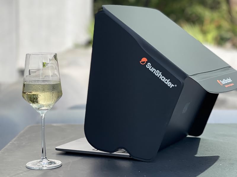 sun shade laptop sun shade glare screen cooling pod