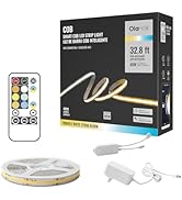 Olaholii 32.8ft Smart Tunable White 2700K-6500K COB LED Strip Light with App, Dimmable Bright WiF...
