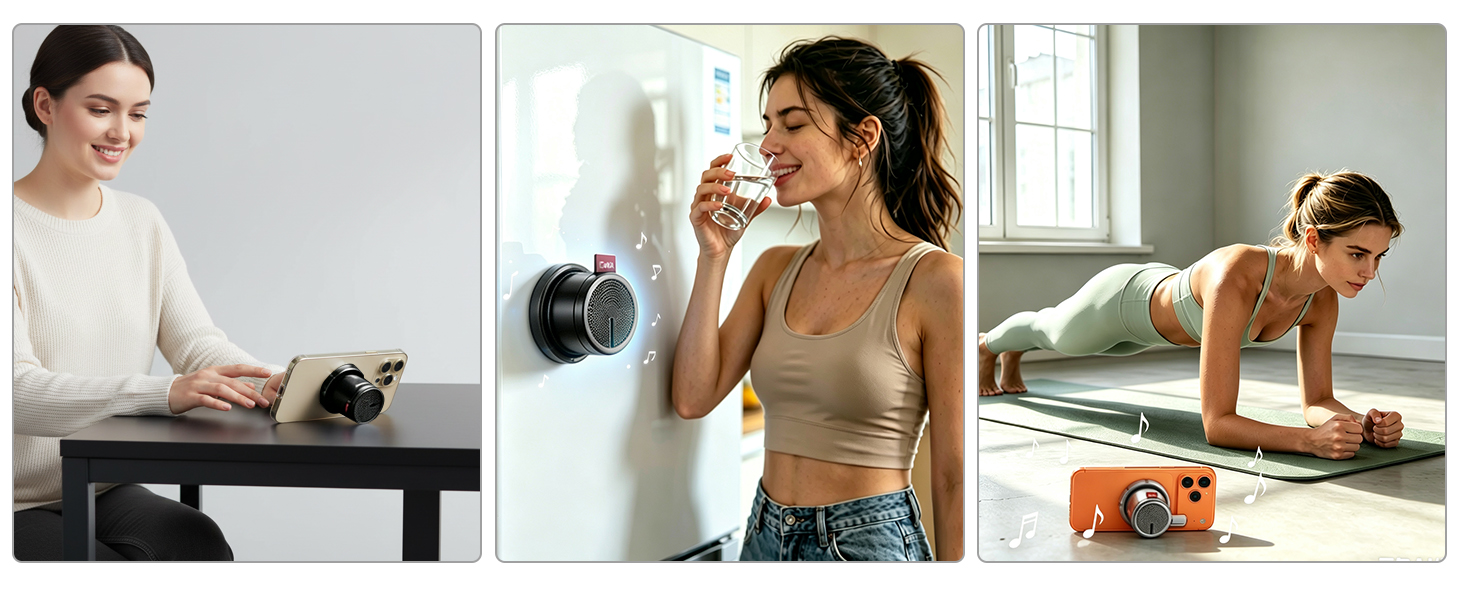 Magnetic Portable Bluetooth Speaker
