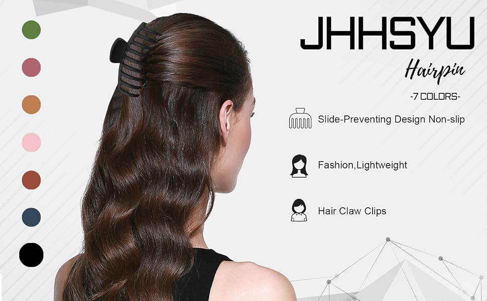 Big Hair Claw Clips Nonslip Large Claw Clip Women Girls