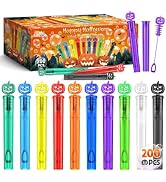 SpringFlower 200 PCS Halloween Mini Bubble Wands, Halloween Party Favor for Kids Trick Or Treatin...