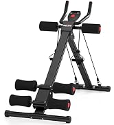 RELIFE REBUILD YOUR LIFE AB Workout Machine Adjustable Ab Trainer Machine Foldable Ab Cruncher St...