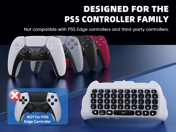 The bluetooth controller keyboard for PS5/PS5 Pro